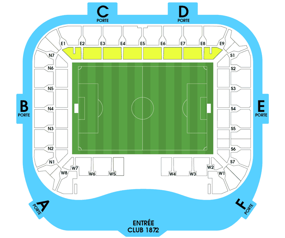 plan Stade Océane