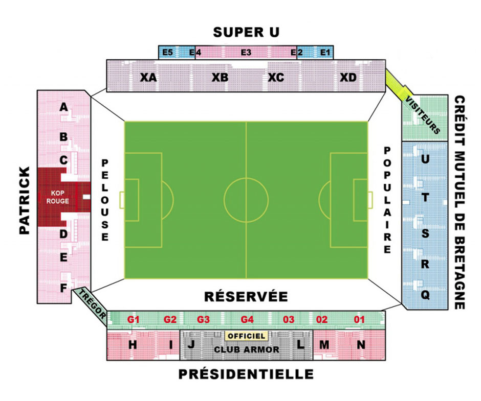 plan Stade Roudourou